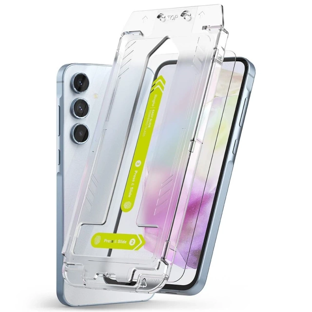 Szkło hartowane Ringke Easy Slide 2-pack do Samsung Galaxy A35 5G Clear