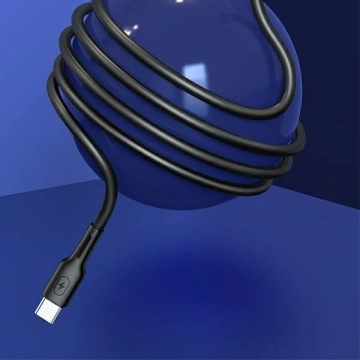 USAMS Kabel U43 USB-C zu Lightning 30W PD 1,2m schwarz