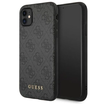 Etui Guess GUHCN61G4GFGR für iPhone 11 6,1" Hartschale 4G Metal Gold Logo