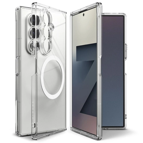 Etui Ringke Fusion MagSafe do Galaxy Z Fold 7 Przezroczyste