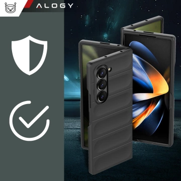 MagicShield Schutzhülle, Rückseite, für Samsung Galaxy Z Fold 6 Schwarz