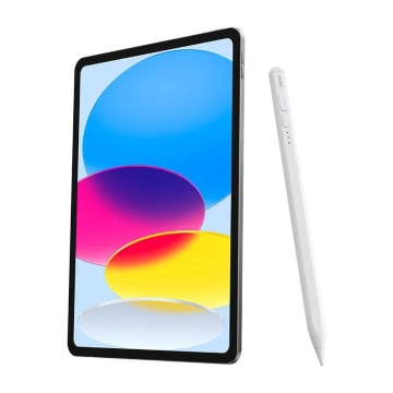 Baseus Smooth Writing 2 kapazitiver Eingabestift / Stylus mit Batterieanzeige (weiß)