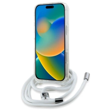 Etui Karl Lagerfeld für iPhone 16 Pro Max 6,9" Magsafe Hardcase Transparent Crossbody IML Karl Head