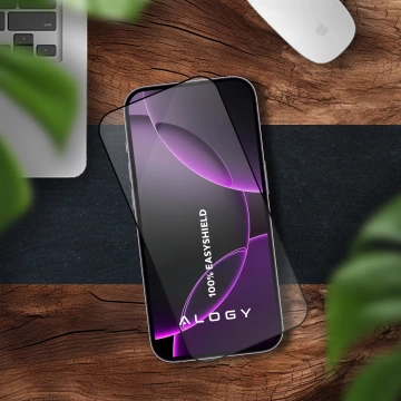 Gehärtetes Glas für Samsung Galaxy S25 Plus Displayschutzfolie 9H Alogy EasyShield™️ mit Montagerahmen