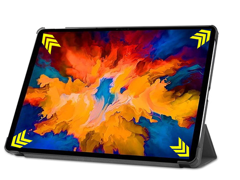 Alogy Book Cover für Lenovo Tab P11 TB-J606F Grau