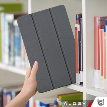 Hülle für Samsung Galaxy Tab A9 Plus 2023 11" (X210/X215/X216) Tablet Flip Cover Slim Case Alogy Graues Glas