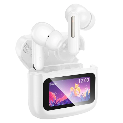 Hoco EQ14 TWS Kabellose In-Ear-Kopfhörer mit Touchscreen, Weiß