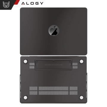 Alogy ProStand™ matte Hülle mit Ständer für MacBook Air 13,3" (A1932/A2179/A2337) Schwarz