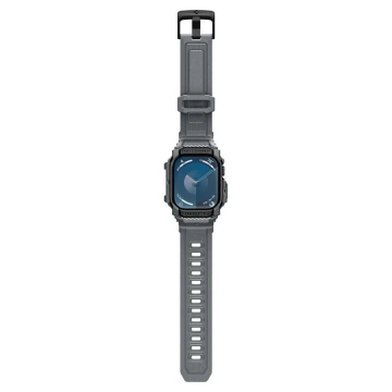 Hülle mit Armband für Apple Watch 10 (46 mm) Dunkelgrau Spigen Rugged Armor Pro