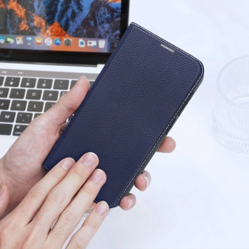 Dux Ducis Skin X2 Schutzhülle für Samsung Galaxy S23 Flip Cover Wallet Stand blau