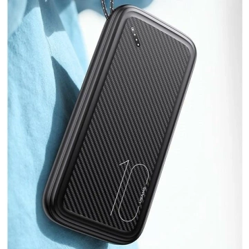 USAMS Powerbank PB56 10000mAh 2xUSB / USB-C / MicroUSB Fast Charge zielony/ dunkelgrün 10KCD15003 (US-CD150)