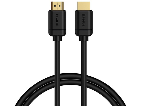 Baseus HDMI 2.0 Kabel, 4K 60Hz, 3D, HDR, 18Gbps, 1m Schwarz