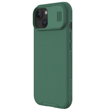 Nillkin CamShield Pro magnetische Hülle für iPhone 15 mit Kameraschutz – Grün