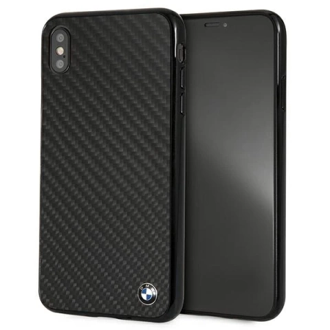 BMW BMHCI65MBC Hardcase Handyhülle für Apple iPhone Xs Max schwarz/schwarz Signature-Carbon
