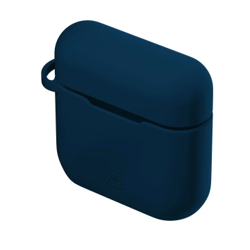 Etui 3mk Silikon-AirPods-Hülle, Marineblau, für Apple AirPods 3. Generation.