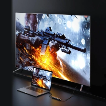 Ugreen Adapter USB Typ C - HDMI / 4 x USB grau (CM417)