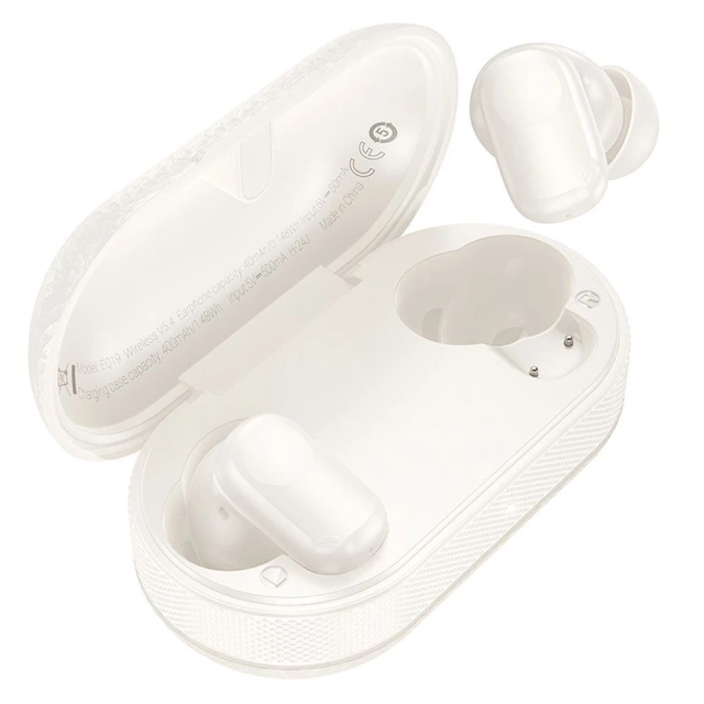 HOCO TWS EQ19 Kabellose Bluetooth-Kopfhörer Ladehülle Weiß