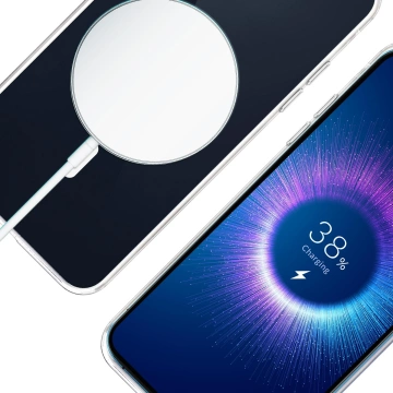 Schutzhülle für Apple iPhone 14 3mk Clear MagCase
