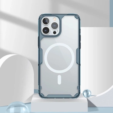 Nillkin Nature Pro Magnetische Panzerhülle mit MagSafe für iPhone 15 Pro – Weiß
