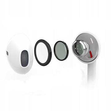 Słuchawki przewodowe douszne Vega USB-C Type C NEW CHIP Białe