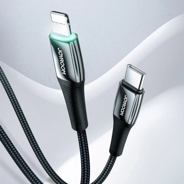 Joyroom Kabel przewód USB Typ C - Lightning Power Delivery 20W 2,4A 1,2m schwarz (S-1224K2 Red)