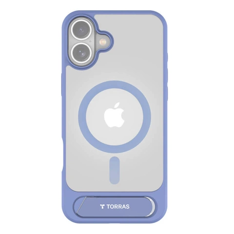 Torras Pstand Series Case für iPhone 16 Blau