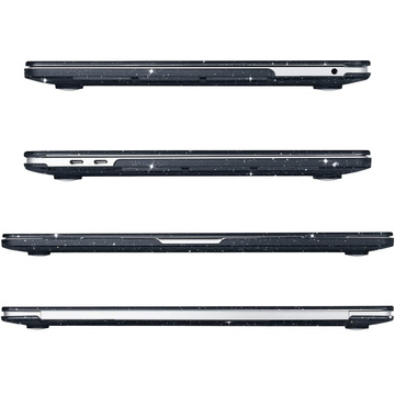 Etui obudowa Alogy Hard Case do Apple MacBook Pro 13 2016-2020 Glitter Black