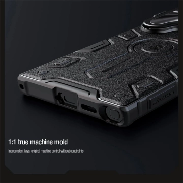 Nillkin CamShield Armor Prop Hülle für Samsung Galaxy S24 Ultra – Schwarz
