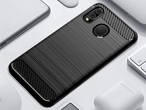 Alogy Rugged Armor Hülle für das Samsung Galaxy A30 / A20 / M10S schwarz