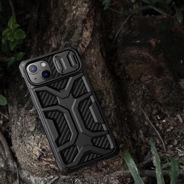 Nillkin Adventruer Case etui do iPhone 13 pancerny pokrowiec z osłoną na aparat niebieski