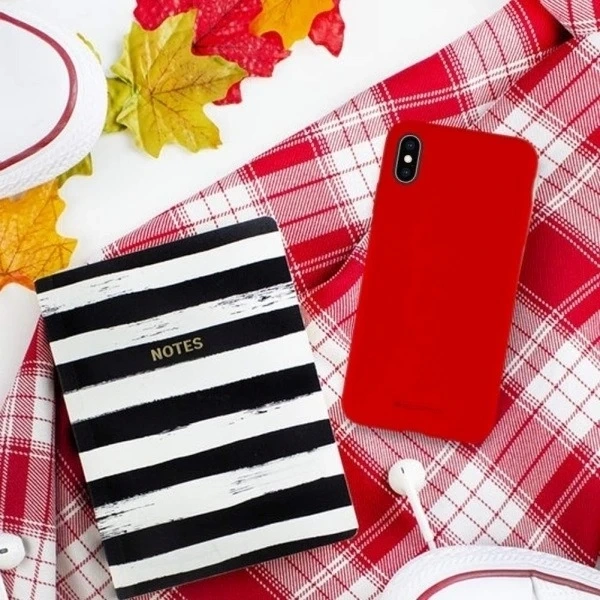 Etui na telefon Mercury Silicone do iPhone 14 czerwony/ red