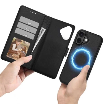 Etui do iPhone 17 Tech-Protect Wallet MagSafe Czarny Mat