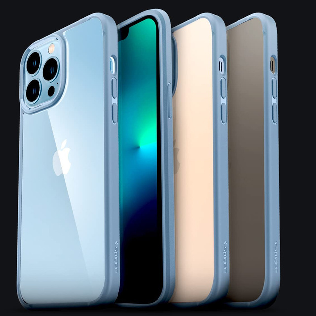Etui obudowa case Spigen Ultra Hybrid do Apple iPhone 13 Pro Sierra Blue + Szkło
