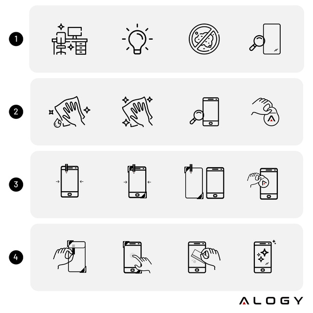 Matowe Szkło hartowane do Apple iPad Pro 11" 2024 Alogy Matte Paper-Like Screen Protector z zestawem montażowym
