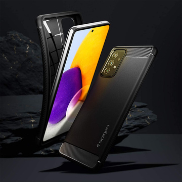 Etui Spigen Rugged Armor für Samsung Galaxy A52s/ A52 LTE/ 5G Mattschwarz