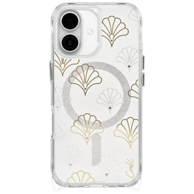 Etui UNIQ Coehl Maree do iPhone 17 Magnetic Charging Srebrny