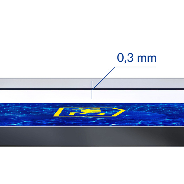 Szkło hartowane do iPhone 13/ 13 Pro/ 14/ 16e 3mk HardGlass Max Lite™ 9H pełne na cały ekran