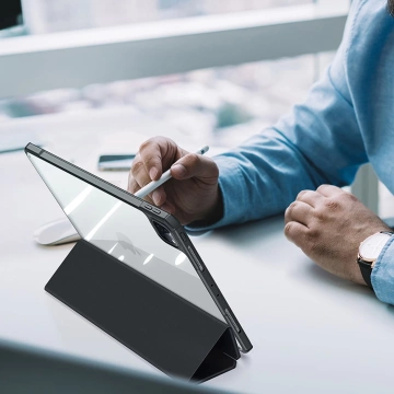 Dux Ducis Copa Hülle für iPad Pro 11 '' 2020 / iPad Pro 11 '' 2018 / iPad Pro 11 '' 2021 Smart Cover mit Ständer Pink