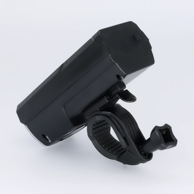 Lampka rowerowa solarna przód LED przednia światło roweru z panelem słonecznym klaksonem super mocna 1000LM 4400MAH oświetlenie wodoodporna światełko na rower czarna