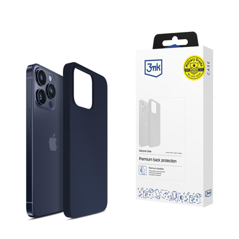Etui 3mk Silikonhülle Dark Navy für Apple iPhone 16 Pro Max