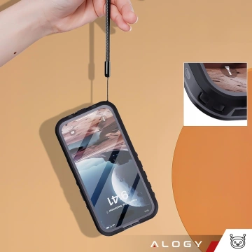 Alogy HydroArmor™ IP68 wasserdichte Hülle mit transparenter Rückseite, 360-Panzerabdeckung für MagSafe für Apple iPhone 16