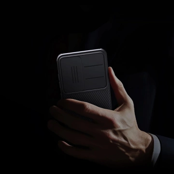 Hülle für Samsung Galaxy S25 Nillkin CamShield Pro Schwarz