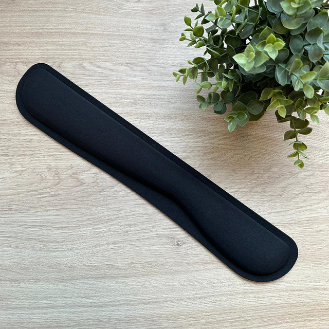 Podkładka pod ręce nadgarstki Mata żelowa do pracy przy komputerze pod nadgarstek Czarna