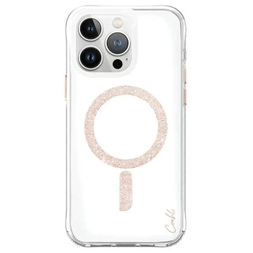 Etui do iPhone 15 Pro UNIQ Coehl Glace Rose Gold MagSafe