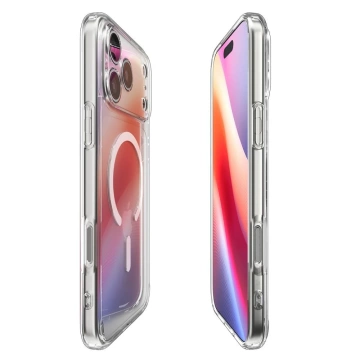 Etui do iPhone 17 Pro Spigen Ultra Hybrid Mag MagSafe Clear/White