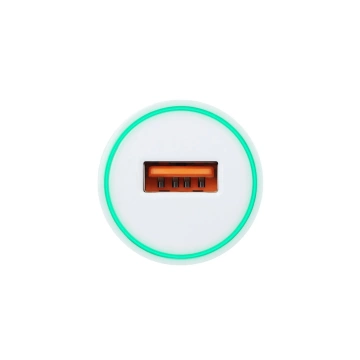Forcell Quick Charge 3.0 2,4 A Autoladegerät Weiß