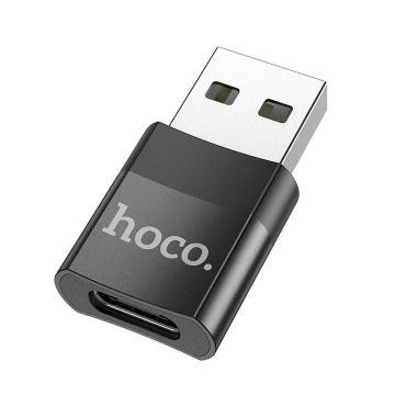 HOCO Adapter OTG USB A (Męski) Do Typ C (Żeński) UA17 Czarny