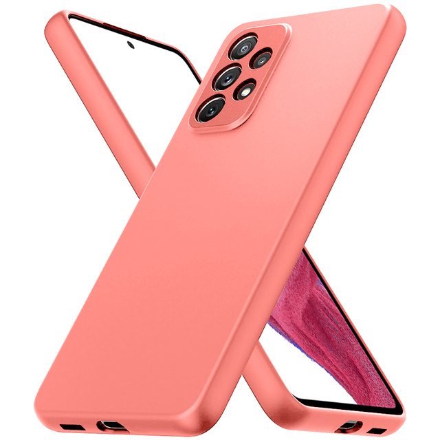 Etui ochronne do telefonu Alogy Thin Soft Case do Samsung Galaxy A53 / A53 5G Różowe + Szkło