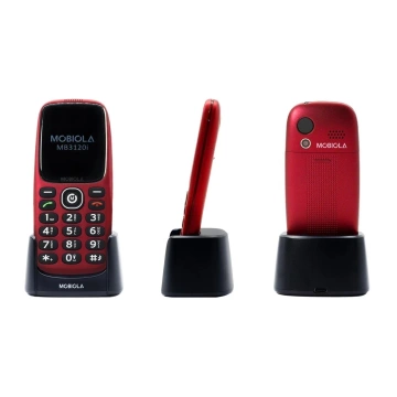 GSM-Telefon Mobiola MB3120i Red 2G mit SOS-Taste für Senioren