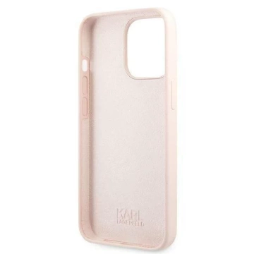 Karl Lagerfeld KLHMP13LSSKCI iPhone 13 Pro / 13 6,1" Hardcase jasnoróżowy/hellrosa Silikon Ikonik Karl
